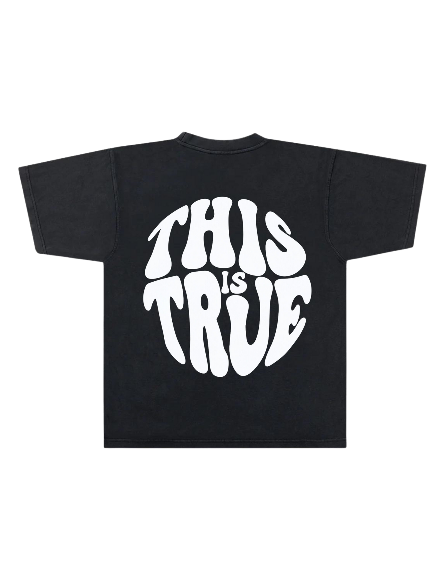 This Is True Heavy weight Oversize Tee Black