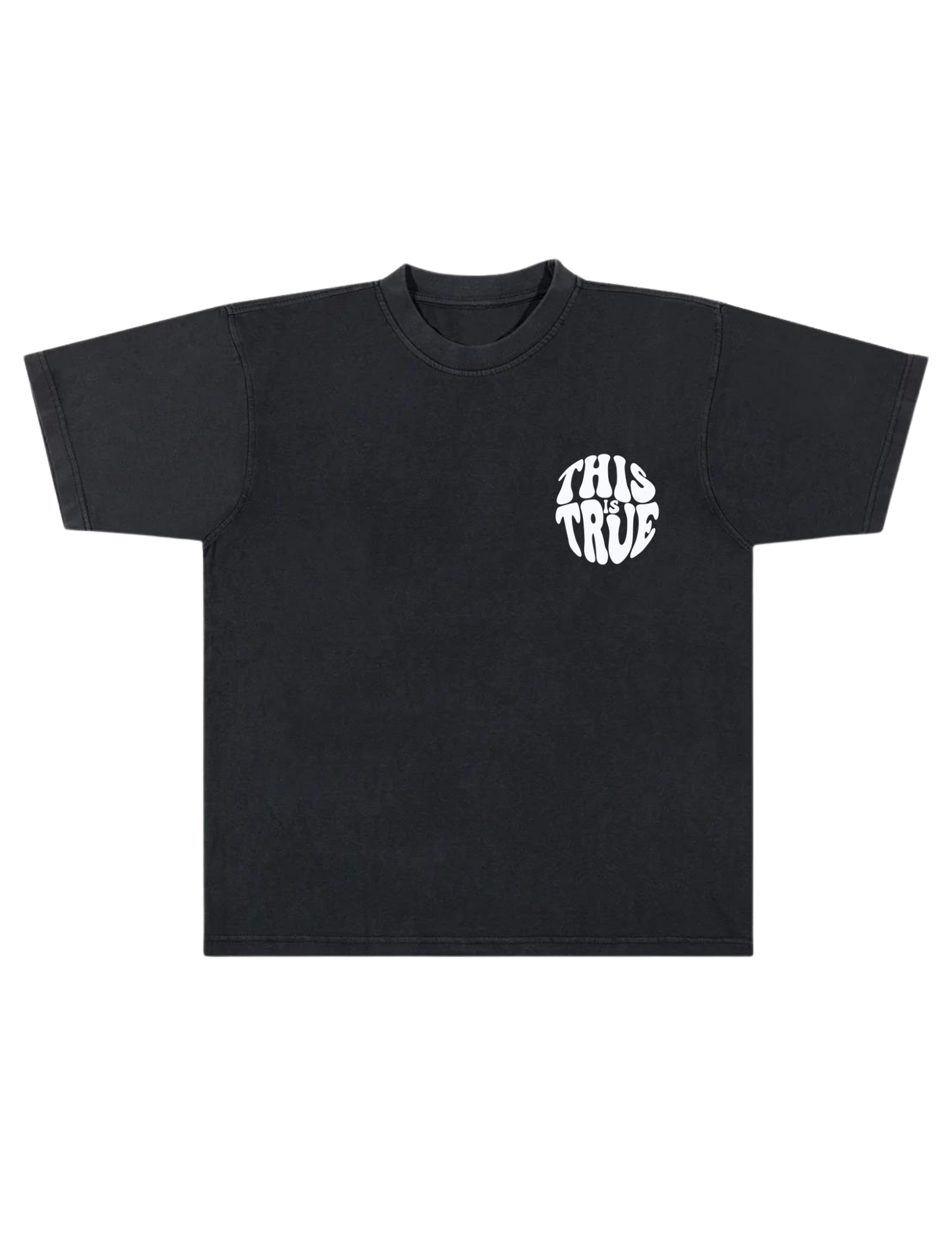 This Is True Heavy weight Oversize Tee Black