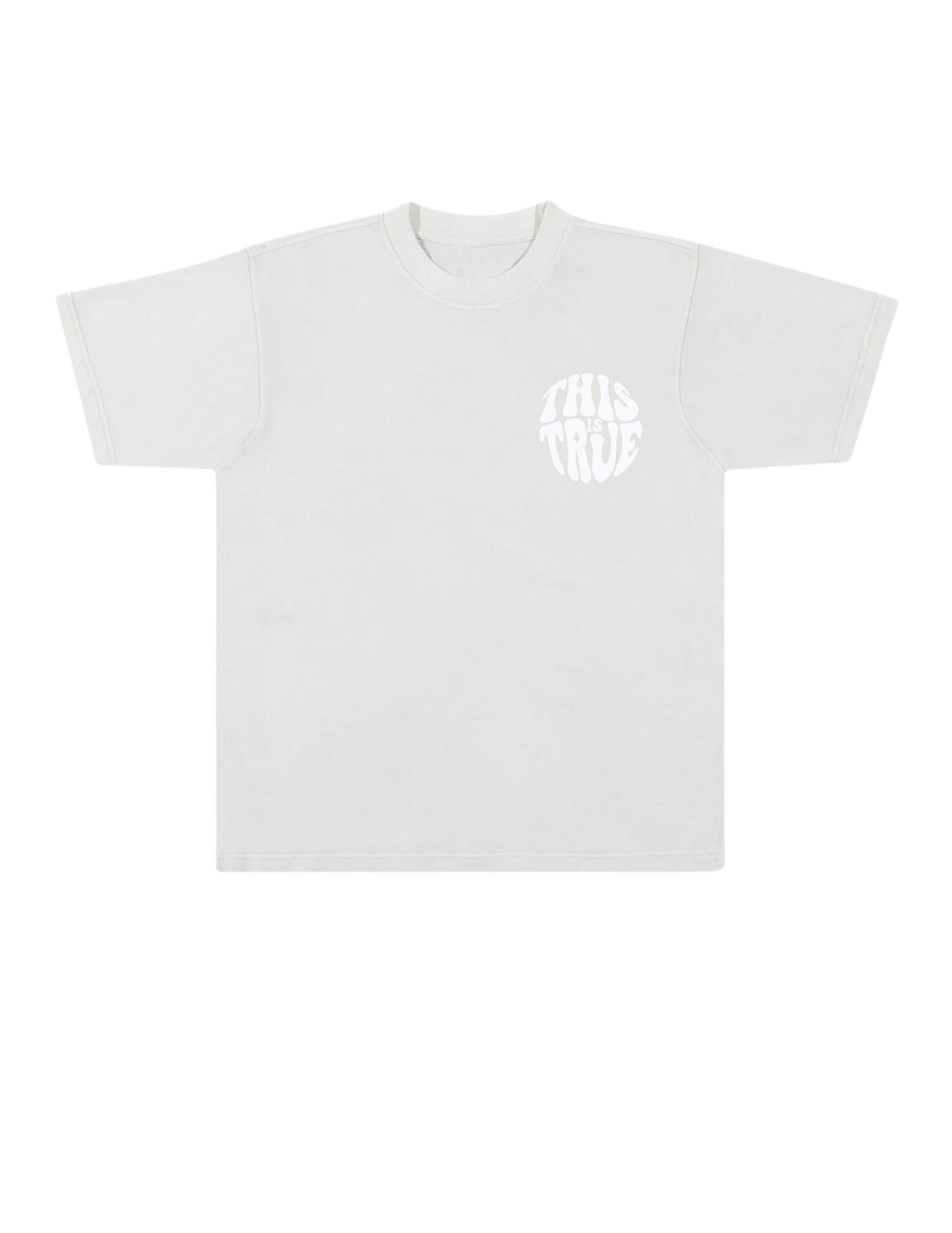 This Is True Heavy weight Oversize Tee Cement