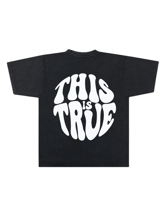 This Is True Heavy weight Oversize Tee Black